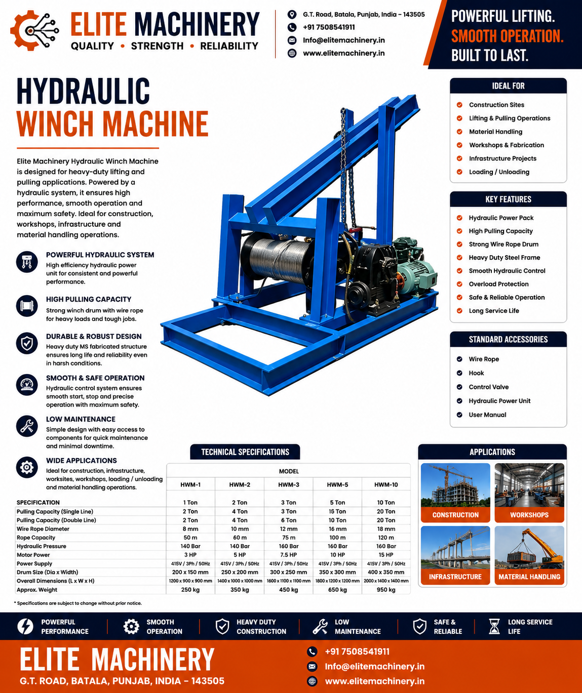 Hydraulic Winch Machine - Image 2